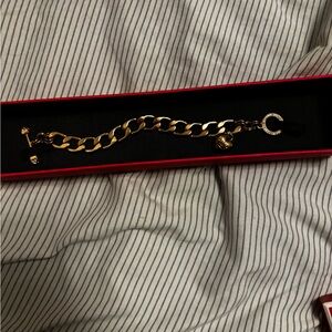 Rose gold juicy couture charm bracelet